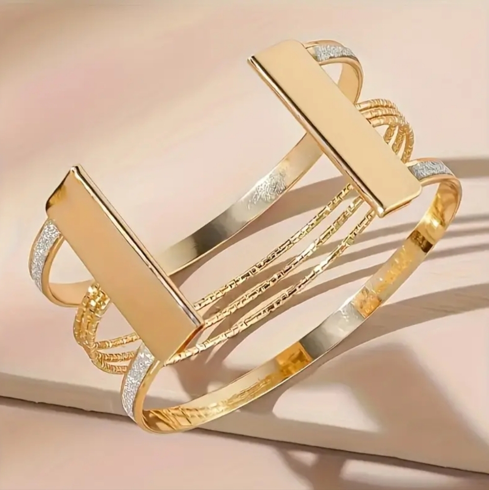 Adjustable Open Cuff Bracelet - Picture 2 of 3